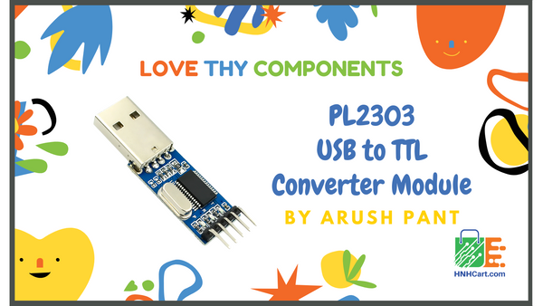 PL2303 UART Module integrated with PL2303 IC from Prolific Technology, which is a single-chip USB to UART bridge IC.