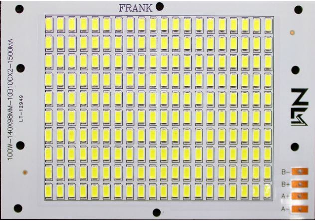 Flood light 100W Green Color 140x98mm OD-1.5