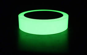 24mm Radium tape night glow Light Green color-25 Meter