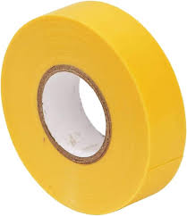 18mm PVC Tape NON ADHESIVE Yellow  color-9 Meter