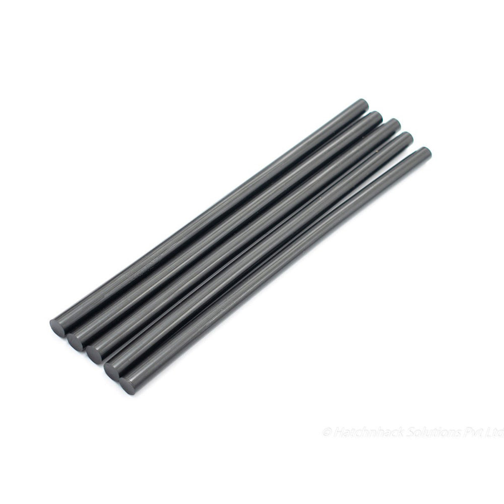 Mtsooning Black Hot Glue Sticks, 7mm x 100mm Hot Melt Glue Gun Sticks for  100w Glue Gun, 10Pcs