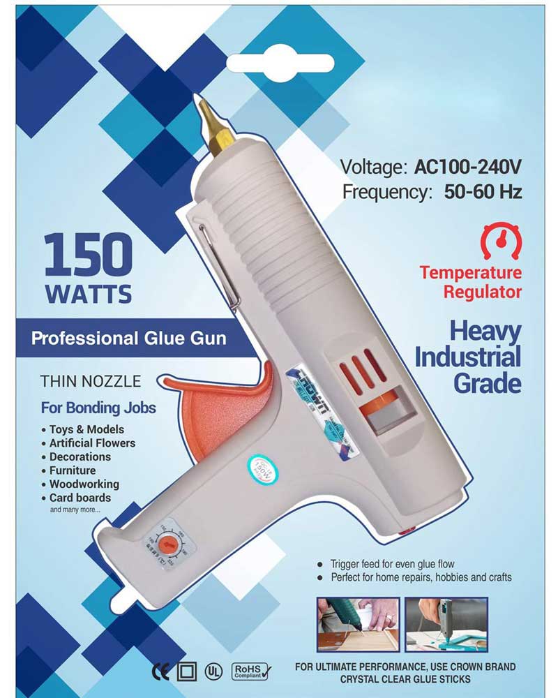 150 Watt Hot Melt Glue Gun with Temperature Control