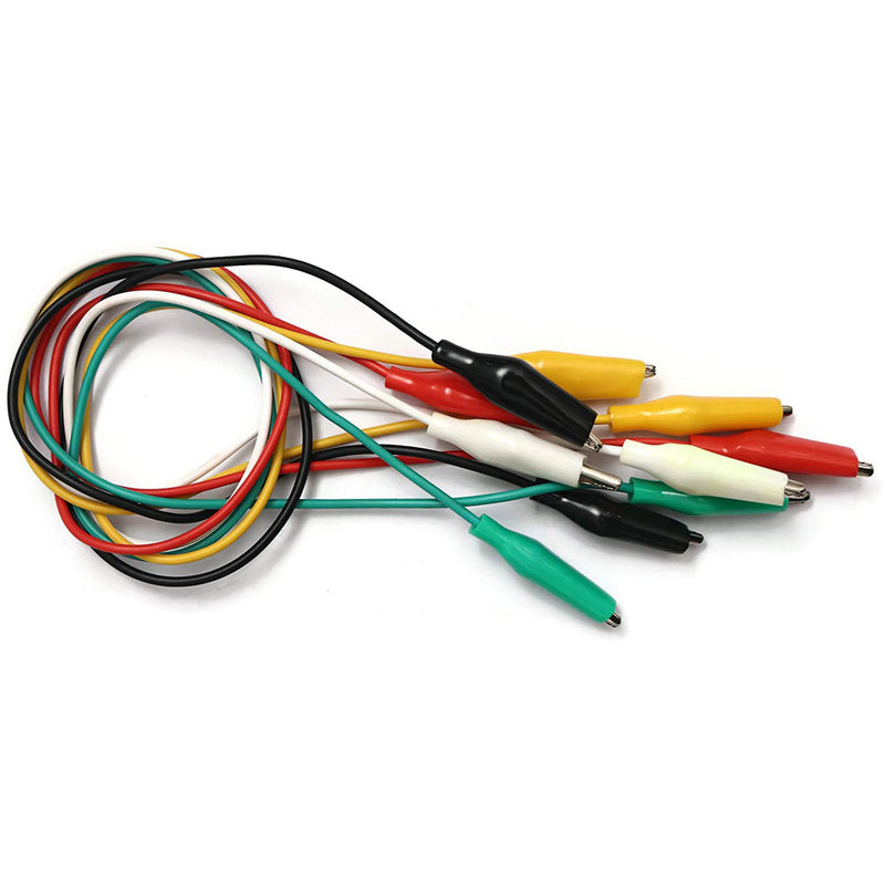 Buy Electrical Alligator Clips with Wires Test Leads Sets (Pack of 5) from HNHCart.com. Also browse more components from Power & Interface Connectors category from HNHCart