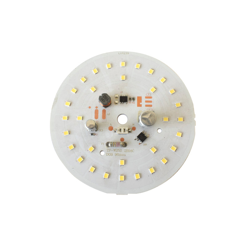 30W White 96mm Round DOB LED PCB