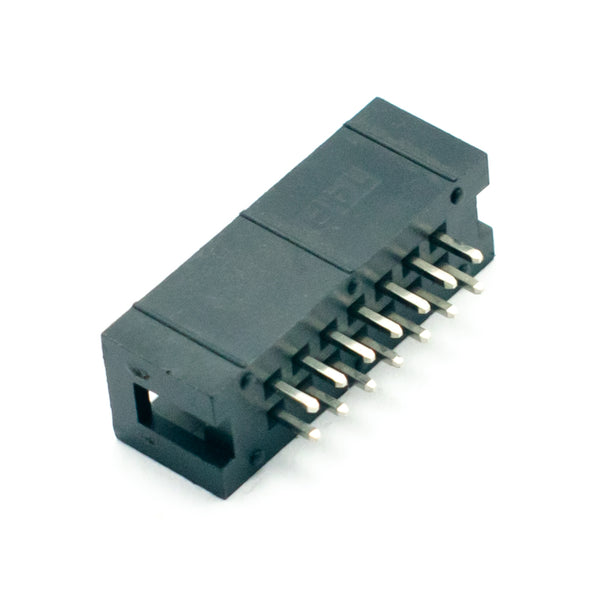 14 Pin FRC Shrouded Male Box Connector