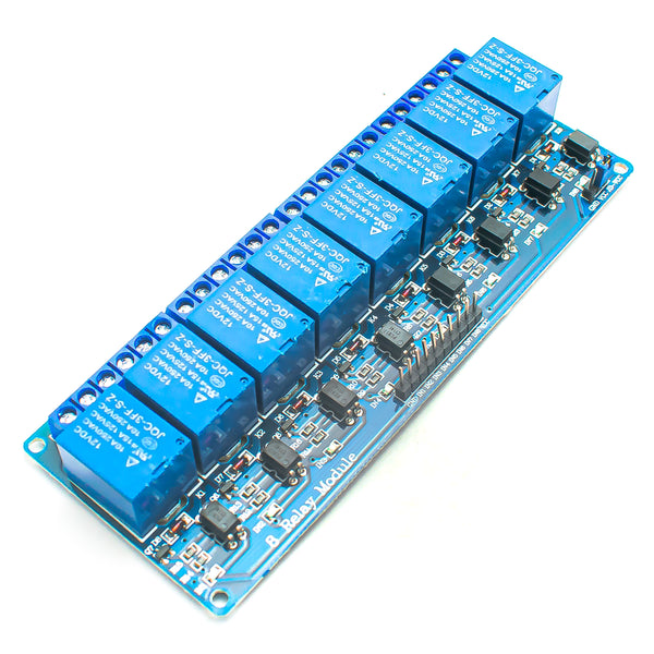 12V 8 Channel Relay Module with Optocoupler