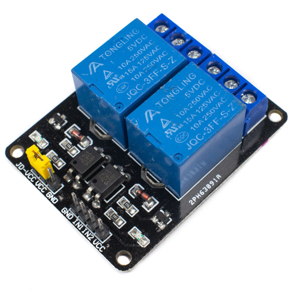 Buy 2 channel relay module with optocoupler