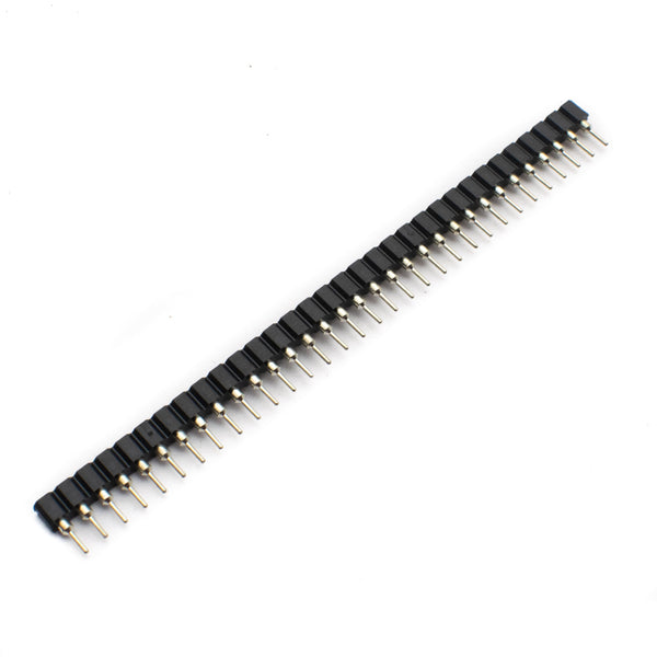 32 Pins Machined Female Header Strip Brass 2.54mm Pitch €“ Breakable