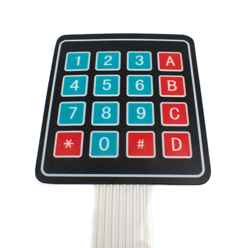 Order membrane 4x4 matrix keypad