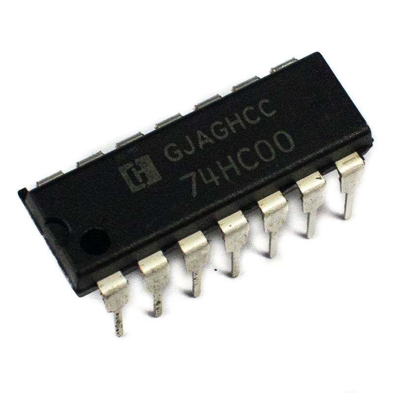 74HC00 Quad 2 Input NAND Gate IC (7400 IC) DIP-14 Package