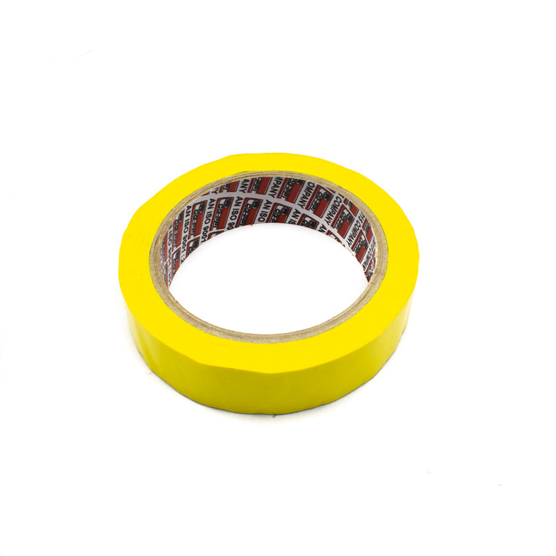 Single-Sided Yellow Polyester Tape 1inchx50Meter