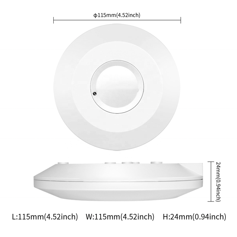 Microwave Motion sensor Round shape Slim
