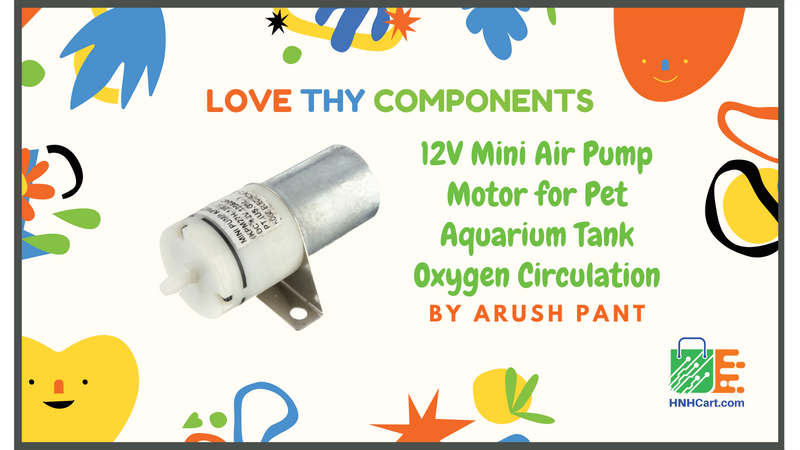 This is a small DC air pump which works on12V, it is primarily used in aquariums and blood pressure machines.