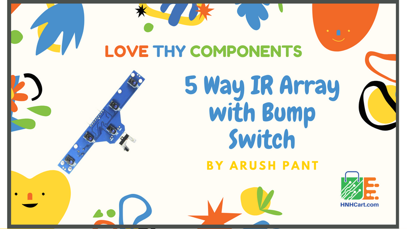 Make Wonderful IR based Motion Tracking System with this 5 Way IR Array, Schematic of IR based Motion Tracking System module with Arduino NANO, Code for IR based Motion Tracking System module with Arduino NANO