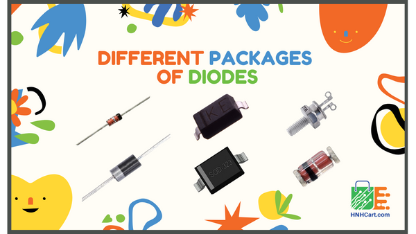  Different Packages of Diodes,  Through Hole Package of diode, Surface Mount package of diode, 3-Terminal Bolt Mount package of diode, Panel Mount device or Stud Mount package of diode, DO-41 Diode Package, DO-35 Diode Package ,DO-213 ,SOD-123, TO-254