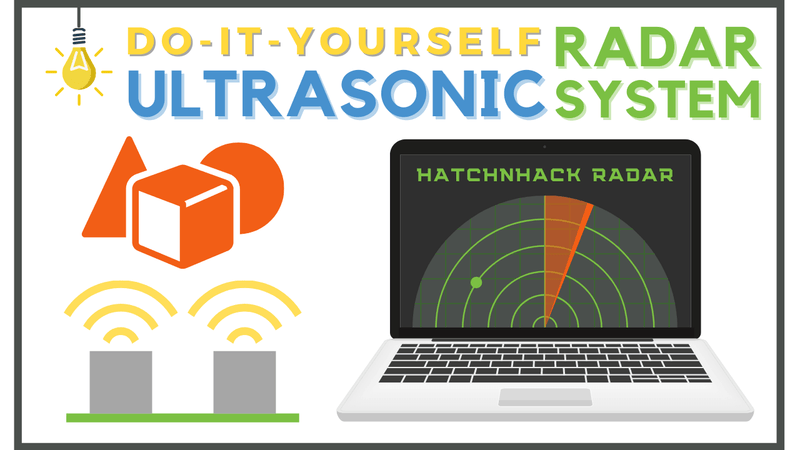 Make you own ultrasonic radar based sensor to detect objects and distances digitally
