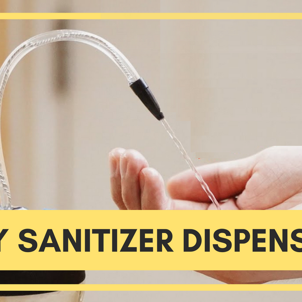 Contactless online sanitizer dispenser