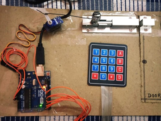 Password Based Door Lock System Using Arduino Uno