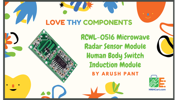 Rcwl-0516 microwave radar sensor module human body induction switch module intelligent sensor.