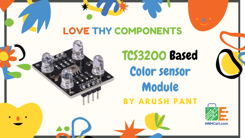 The TCS3200 color sensor can detect a wide variety of colors based on their wavelength.