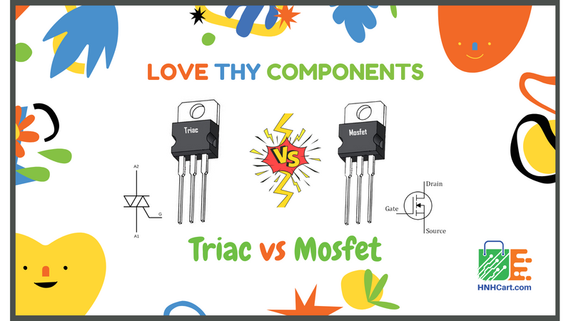 What is the Difference between TRIAC and MOSFET?, TRIAC construction, VI characteristics of TRIAC, MOSFET Symbol, MOSFET Construction, Transfer Characteristics of MOSFET, Applications & Uses: