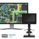Andonstar 3 Lenses HDMI 10.1 Inch LCD Coin Digital Microscope AD249S-P