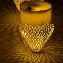 Lamp shape metal Flameless and Smokeless Decorative Candles Acrylic Led