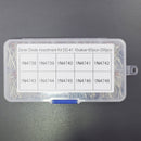 Zener Diodes Kit, 1W Axial Leads Through Hole Power Diode Assorted Assortment Box Kit Set, 1N4738~1N