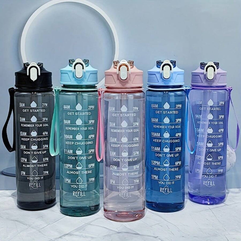 900ML Motivational Water Bottle