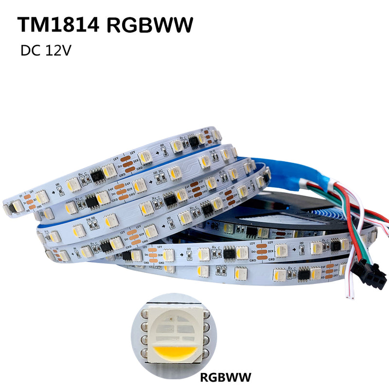 12V DC TM1814 RGB LED Strip 5 Meter