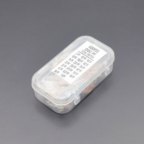 100Pcs Assorted 20 Values (5 Pcs each value) DIP Capacitor Kit