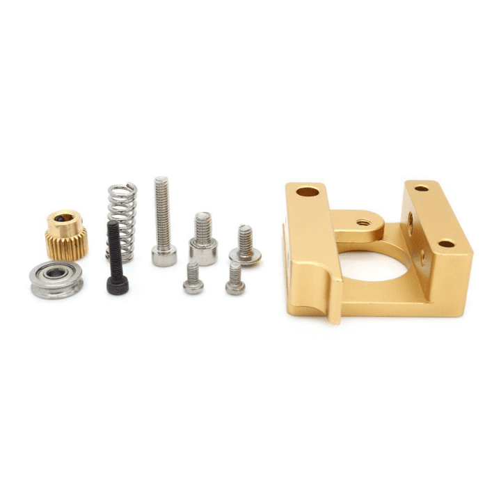 Extruder Kit Left Side MK8 Aluminum 3D Printer Block