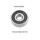 625-2RS Rubber Sealed Ball Bearing Miniature Bearing (5x16x5mm)