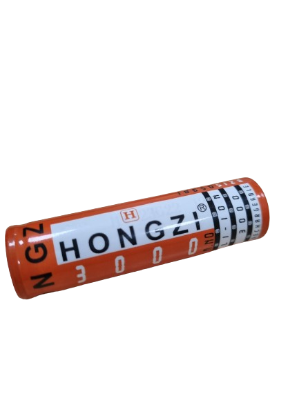 Hongzi 18650 3000mAh 3.7V Li-Ion Rechargeable Battery with Flat Top