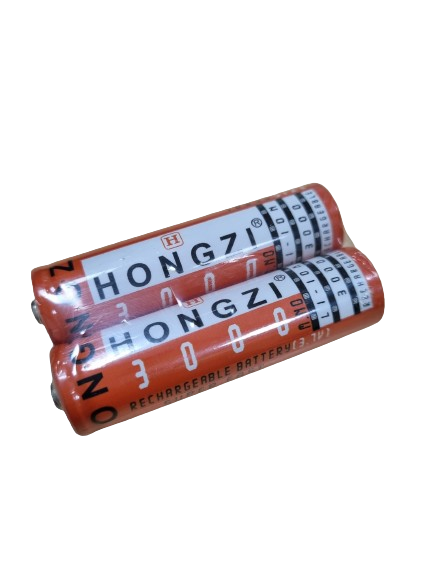 Hongzi 3000mAh 18650 3.7V Rechargeable Lithium-Ion Battery with Button Top