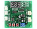 2CH 4 Wire LED Digital PWM Motor Speed Controller Fan Temperature Controller Buzzer Alarm DC 12V 24V 48V with 50CM Cable