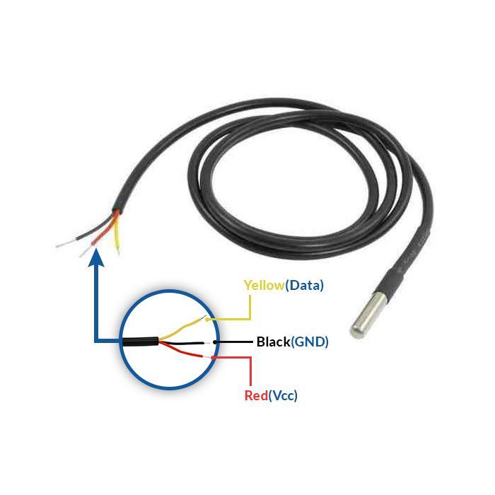 DS18B20 Waterproof Digital Thermometer Sensor Probe