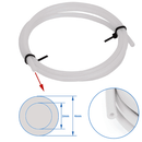 PTFE 2x4mm White Teflon Tube for 3mm 3D Printer Filament - 1 Meter (2mm ID X 4mm OD)