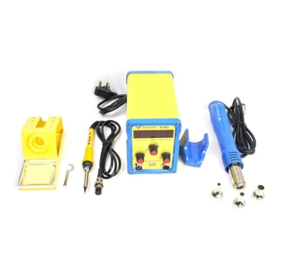 878D 2-IN-1 HOT AIR AND SOLDERING STATION