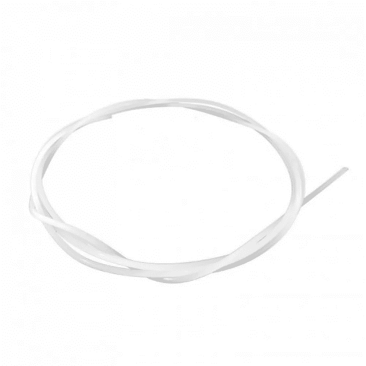 PTFE 4x6mm White Teflon Tube for 3mm 3D Printer Filament - 1 Meter (4mm ID X 6mm OD)