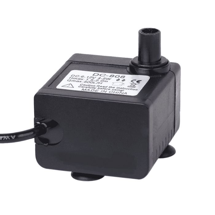 DC Submersible Aquarium Pump 6V-12V 4W-5W 500L/H