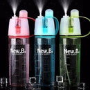 Plastic Mist Spray Water Bottle | Leak-Proof, BPA-Free Hydration for Sports, School, Gym & Outdoors