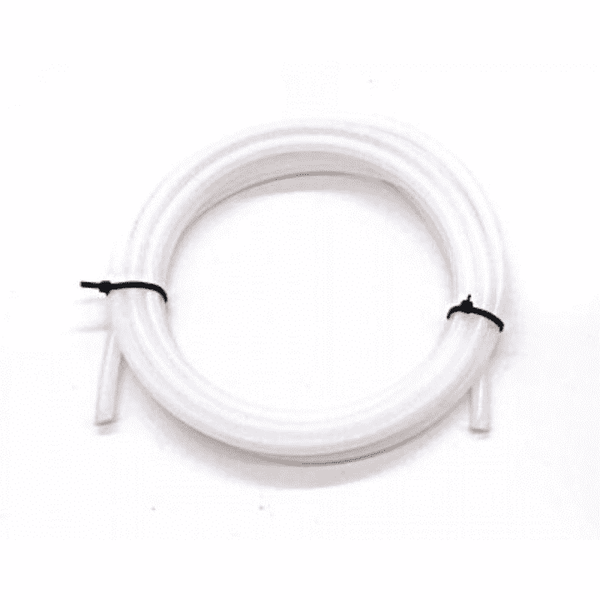 PTFE 2x4mm White Teflon Tube for 3mm 3D Printer Filament - 1 Meter (2mm ID X 4mm OD)