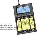 4 Slots Universal Battery Charger for 3.7V with LCD Display