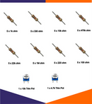 Electronic Components Kit with 200+ Components and Tutorial Book (STARTER KIT)