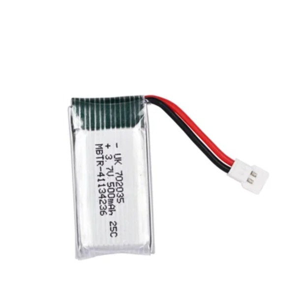 702035 500mAh 3.7V Lithium Polymer Battery