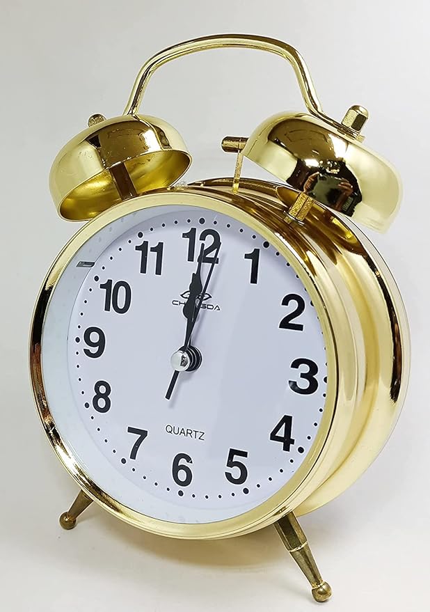 Twin Bell Alarm Clock – Vintage Dial