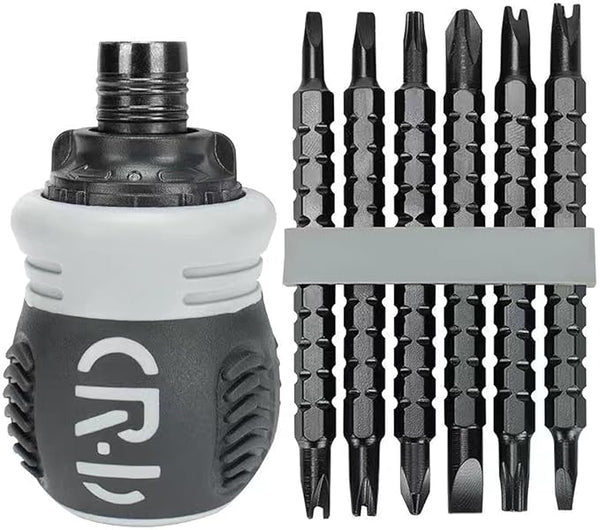 13-in-1 Screwdriver Set with 6 Dual-head Screwdriver Bits
