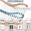 30 Type Assorted Resistor Kit . Metal Film Resistor Assorted Kit - 30 Kinds
