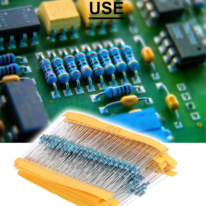 30 Type Assorted Resistor Kit . Metal Film Resistor Assorted Kit - 30 Kinds